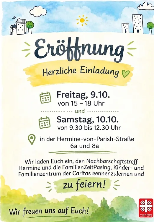 Eröffnung der FamilienZeitPasing im Neubau