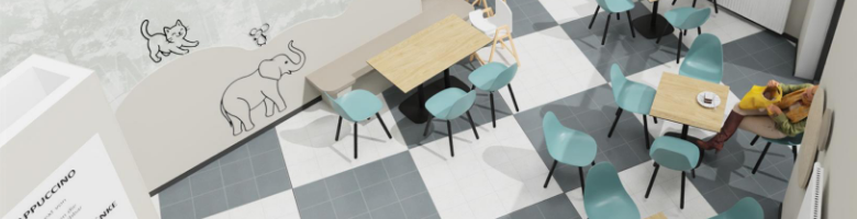 Richte mit uns unser Café ein!